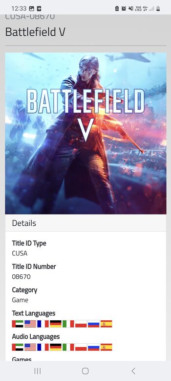 Redeem Battlefield V PlayStation 4