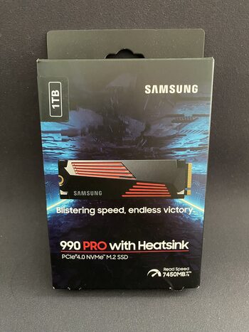 SAMSUNG 990 PRO SSD 1TB M.2 2280 NVMe PCIe 4.0 with Heatsink