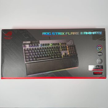 ASUS ROG Strix Flare II Animate 100% RGB Gaming Keyboard - Hot-swappable, ROG NX