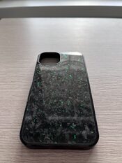 iPhone 13 dėklas iš kaltinės anglies pluošto (Žalias)