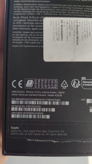 Apple iPhone 13 Pro 128GB Alpine Green