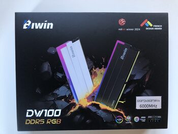 RAM BIWIN DW100 DDR5 RGB 32GB 2x16 6000MHz Blancas.