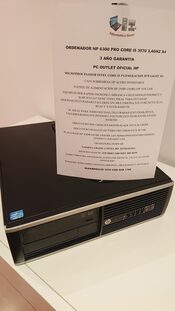 pc económico potente hp 6300 pro core i5 3470 3,4ghz y ssd nuevo 