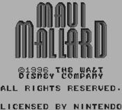 Donald in Maui Mallard SNES