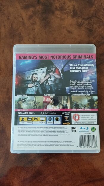 Kane & Lynch 2: Dog Days PlayStation 3