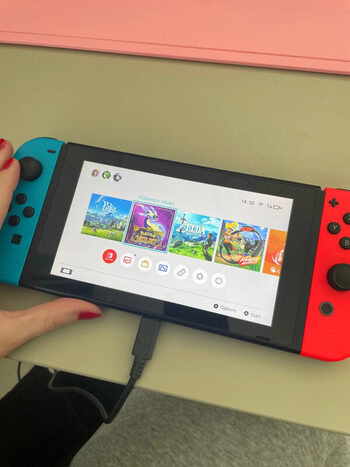 Nintendo Switch V2, Blue & Red, 32GB