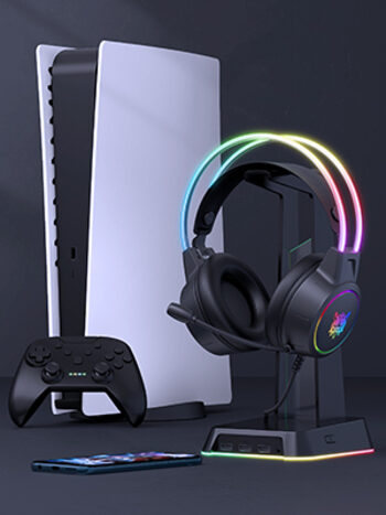 Get Onikuma X15 Pro Black gaming headphones (žaidimų ausinės)