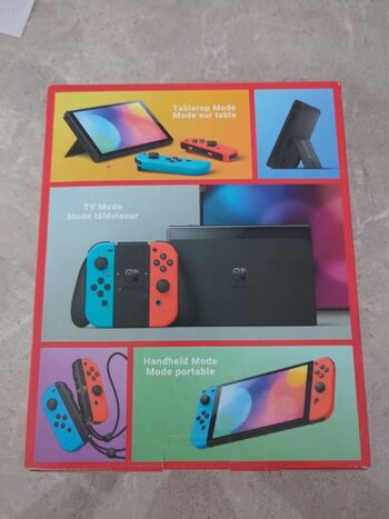 Nintendo Switch OLED, Blue & Red, 64GB