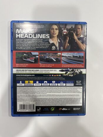 F1 2018 Headline Edition PlayStation 4