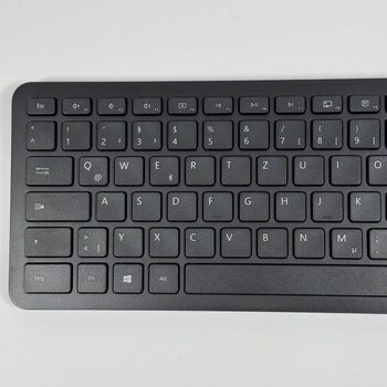 Get Microsoft Bluetooth Desktop Keyboard - Matte Black Slim, Compact, Wireless