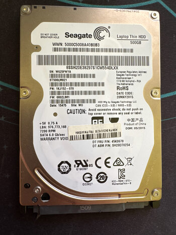 Seagate Laptop Thin 500GB HDD