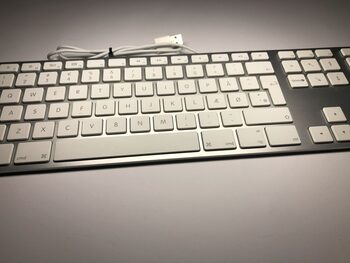 Buy Apple A1243 Genuine Slim USB Wired Keyboard with Numeric Keypad and 2 USB ports