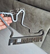 CIRCUITO ALMERÍA decorativo para zona gamer de Formula 1 Moto GP Trazado real