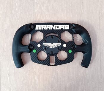 MOD F1 PERSONALIZADO con TU NOMBRE ASTON MARTIN para Volante Logitech G29 y G923