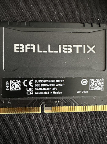 Buy Crucial Ballistix 16 GB (2 x 8 GB) DDR4-3600 Black PC RAM