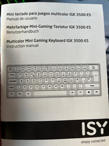 Buy ISY Teclado de membrana 60% con RGB