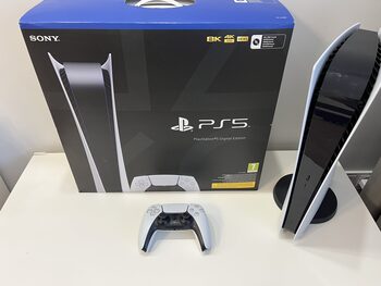 Playstation 5 Digital Edition, Black & White, 825GB+GARANTIJA