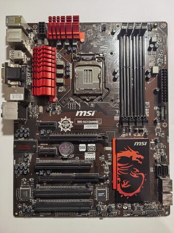 MSI B85-G43 GAMING Intel B85 ATX DDR3 LGA1150 2 x PCI-E x16 Slots Motherboard