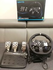 Logitech G920 vairas su pedalais