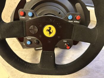 Thrustmaster T300 Ferrari Integral Alcantara Edition vairas su pedalais for sale