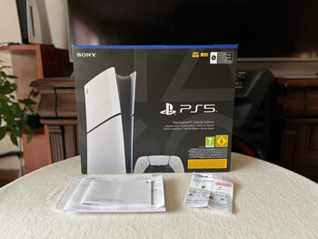 Naujas! Playstation 5 Slim Digital, Garantija 16 mėn.
