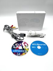 Nintendo Wii Žaidimų Konsolės Baltas Rinkinys