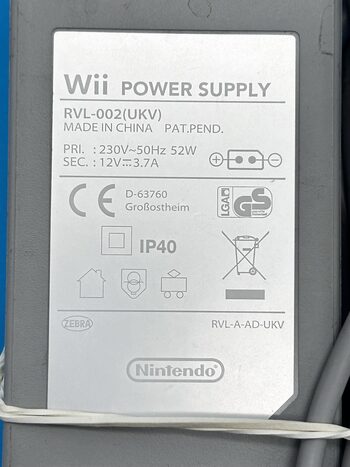 Get Originalus Nintendo Wii Power Supply / Maitinimo Laidas Blokas