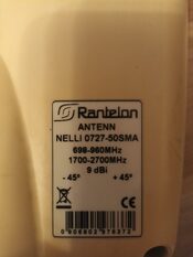 Naudota 4G išorinė antena Rantelon Nelli-0727