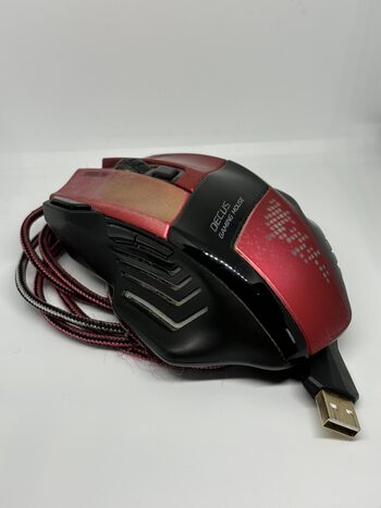 DECUS Gaming Mouse, black-red