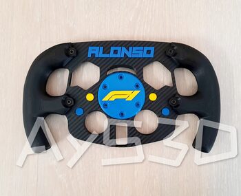 MOD F1 Formula 1 Fernando Alonso para Logitech G29 y G923 ps pc Modelo a elegir