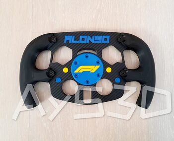 MOD F1 Formula 1 Fernando Alonso para Logitech G29 y G923 ps pc Modelo a elegir