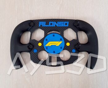 MOD F1 Formula 1 Fernando Alonso para Logitech G29 y G923 ps pc Modelo a elegir