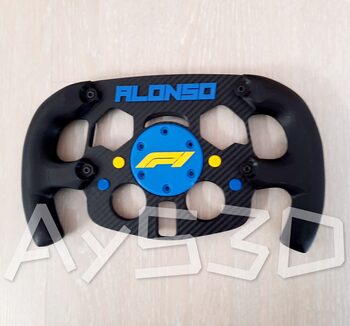 MOD F1 Formula 1 Fernando Alonso para Logitech G29 y G923 ps pc Modelo a elegir