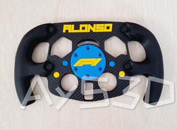 MOD F1 Formula 1 Fernando Alonso para Logitech G29 y G923 ps pc Modelo a elegir