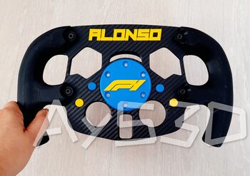 MOD F1 Formula 1 Fernando Alonso para Logitech G29 y G923 ps pc Modelo a elegir