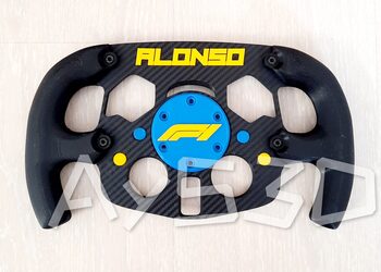 MOD F1 Formula 1 Fernando Alonso para Logitech G29 y G923 ps pc Modelo a elegir