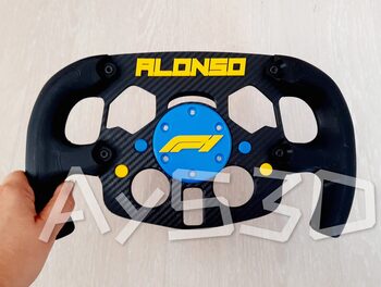 MOD F1 Formula 1 Fernando Alonso para Logitech G29 y G923 ps pc Modelo a elegir