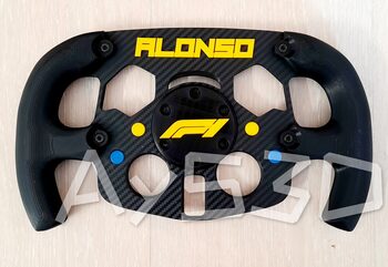 MOD F1 Formula 1 Fernando Alonso para Logitech G29 y G923 ps pc Modelo a elegir