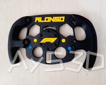 MOD F1 Formula 1 Fernando Alonso para Logitech G29 y G923 ps pc Modelo a elegir