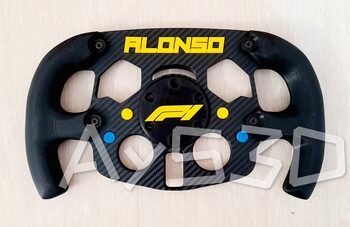 MOD F1 Formula 1 Fernando Alonso para Logitech G29 y G923 ps pc Modelo a elegir