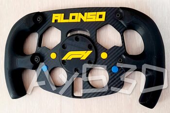 MOD F1 Formula 1 Fernando Alonso para Logitech G29 y G923 ps pc Modelo a elegir