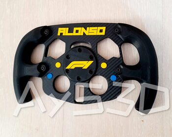 MOD F1 Formula 1 Fernando Alonso para Logitech G29 y G923 ps pc Modelo a elegir