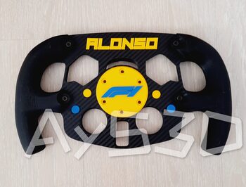 MOD F1 Formula 1 Fernando Alonso para Logitech G29 y G923 ps pc Modelo a elegir