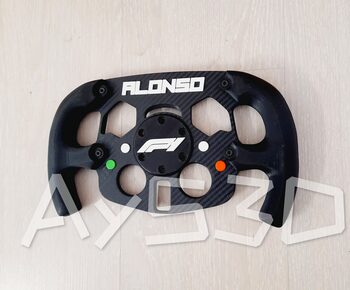 MOD F1 Formula 1 Fernando Alonso para Logitech G29 y G923 ps pc Modelo a elegir