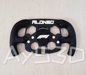 MOD F1 Formula 1 Fernando Alonso para Logitech G29 y G923 ps pc Modelo a elegir