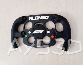 MOD F1 Formula 1 Fernando Alonso para Logitech G29 y G923 ps pc Modelo a elegir