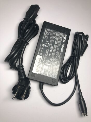 Epson M159D ps-180 50W 24V 2.1A 3-PIN Plug Genuine Power Adapter Charger