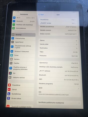 Apple iPad 7th Gen 10.2 4G A2198