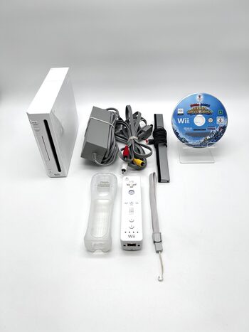 Nintendo Wii RVL-001 Žaidimų Konsolės Pilnas Baltas Rinkinys