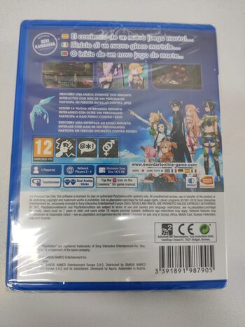 SWORD ART ONLINE: Hollow Realization PS Vita